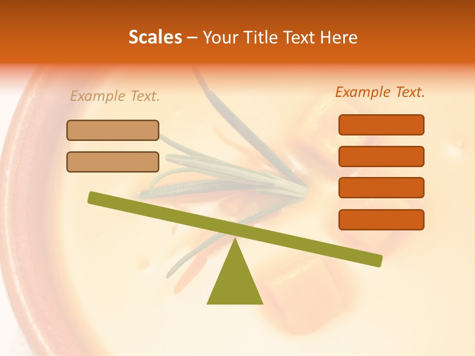 Soup Bowl Vegetables PowerPoint Template