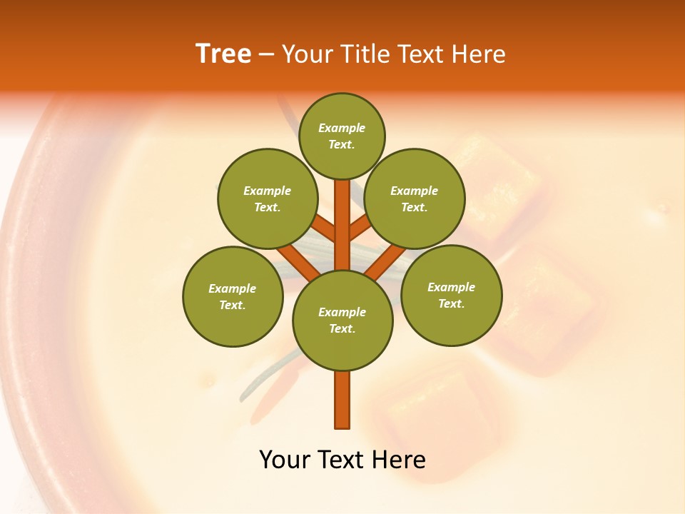 Soup Bowl Vegetables PowerPoint Template