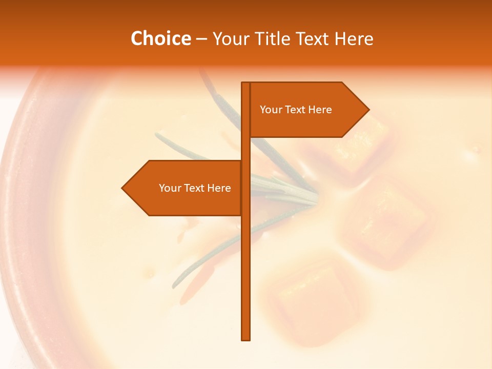 Soup Bowl Vegetables PowerPoint Template