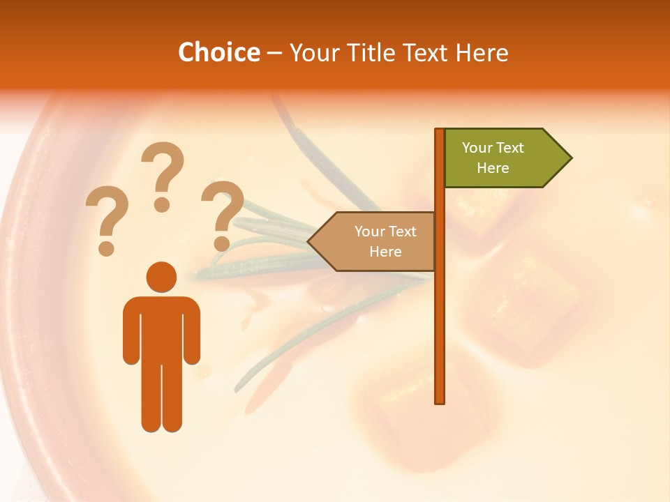 Soup Bowl Vegetables PowerPoint Template