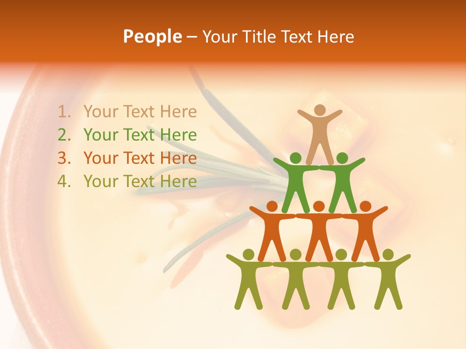 Soup Bowl Vegetables PowerPoint Template