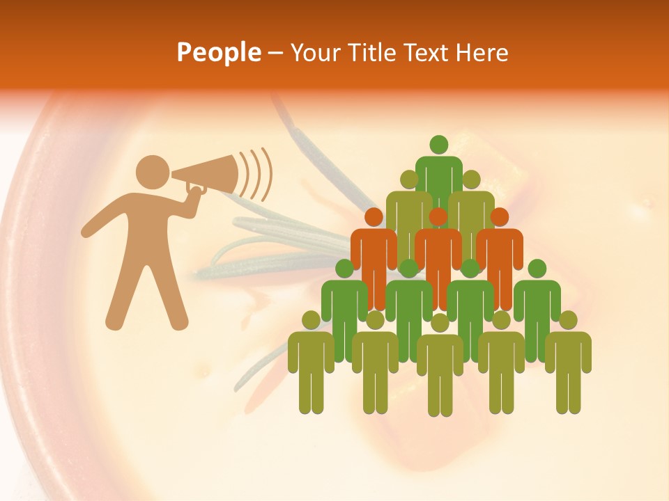 Soup Bowl Vegetables PowerPoint Template