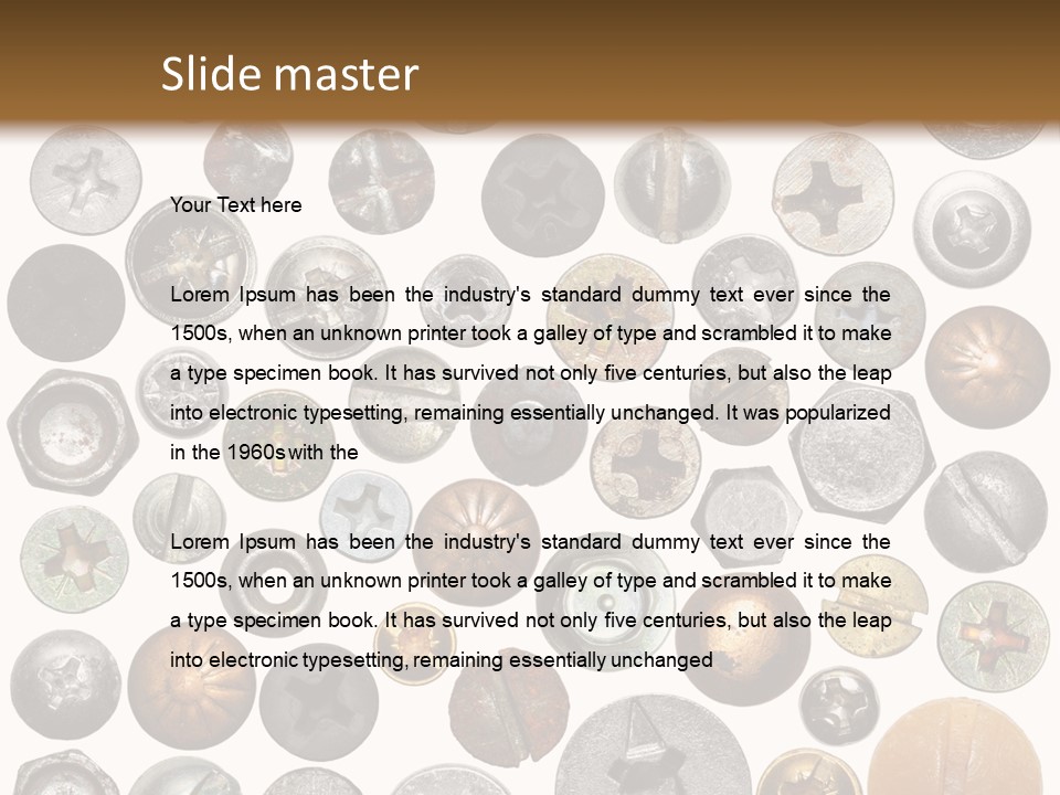 Screw Head PowerPoint Template