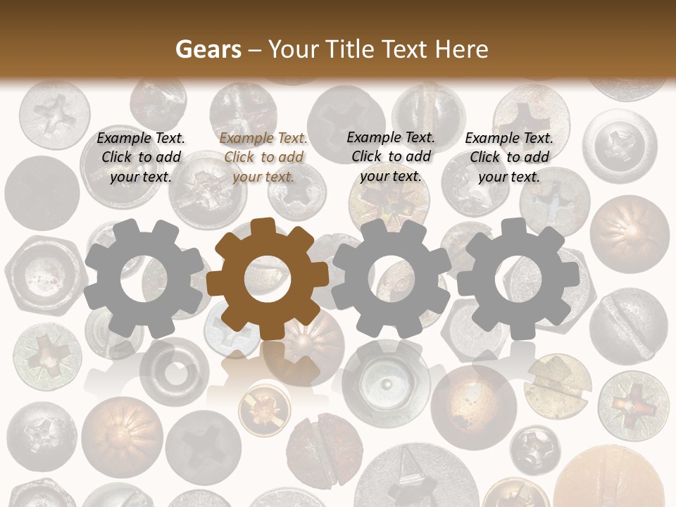 Screw Head PowerPoint Template