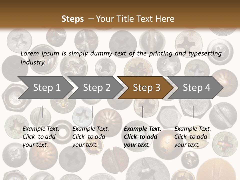 Screw Head PowerPoint Template