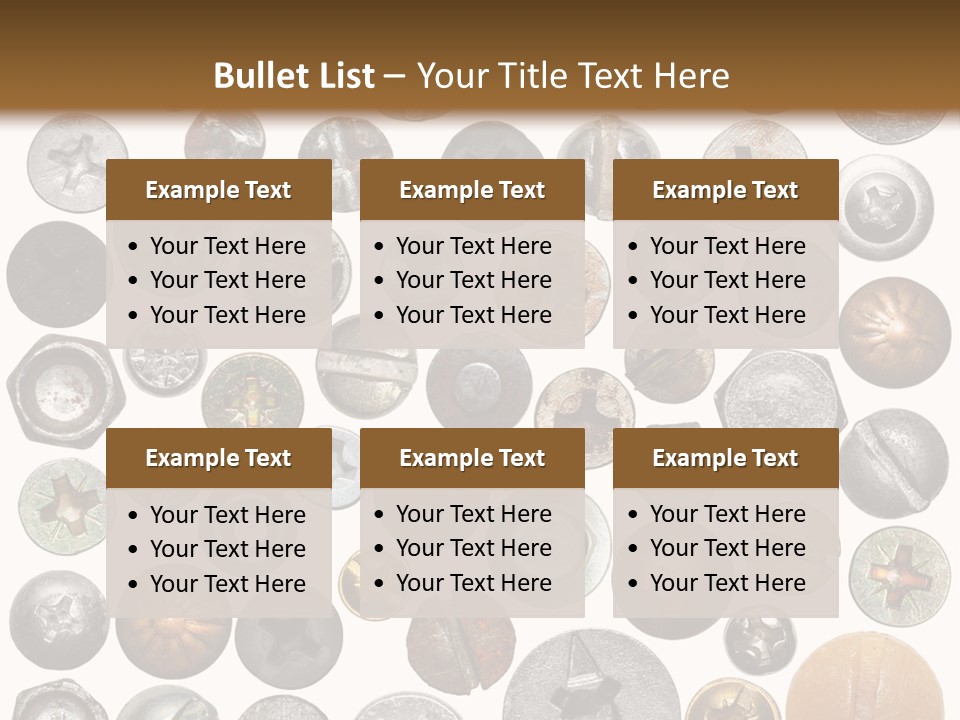 Screw Head PowerPoint Template