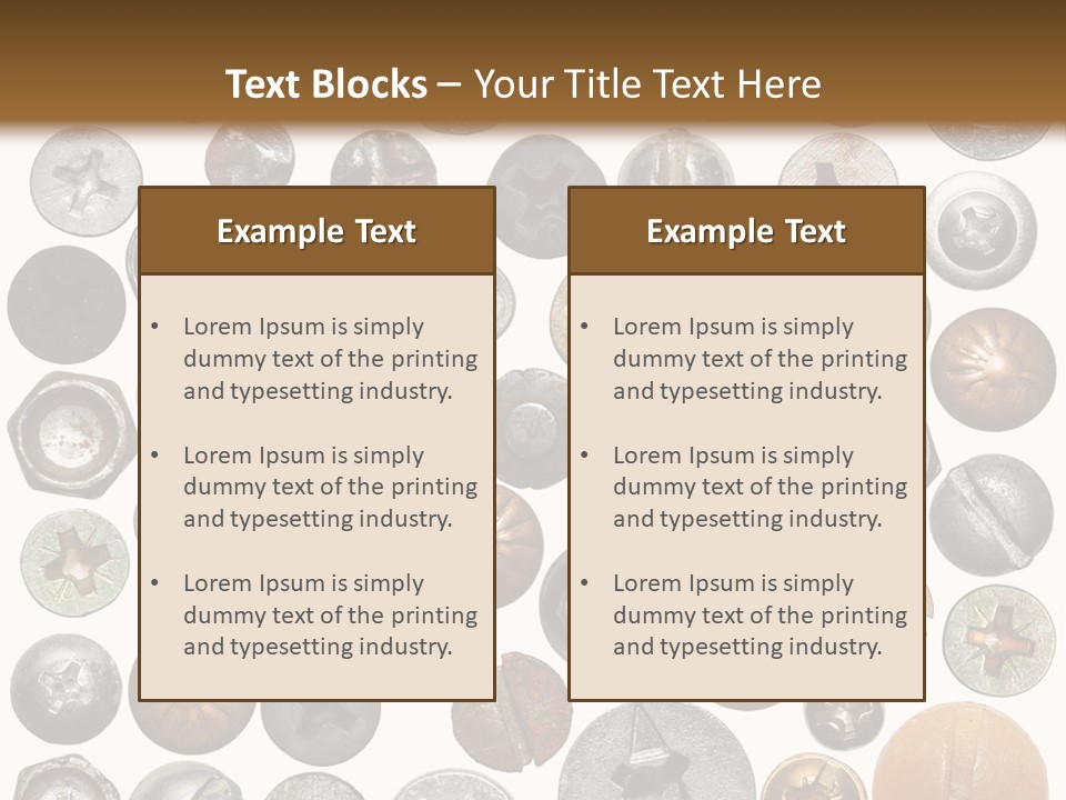 Screw Head PowerPoint Template