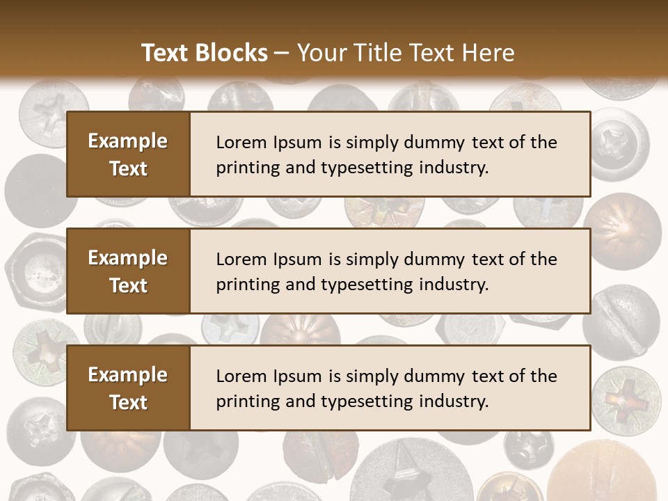 Screw Head PowerPoint Template