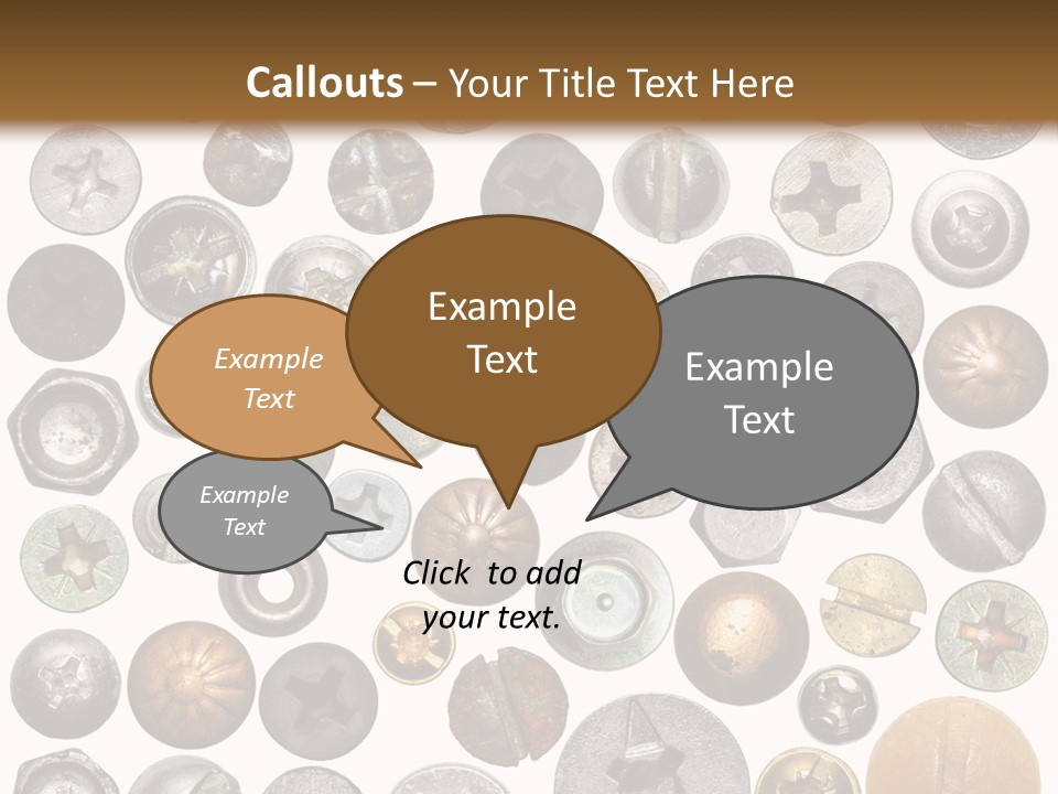 Screw Head PowerPoint Template