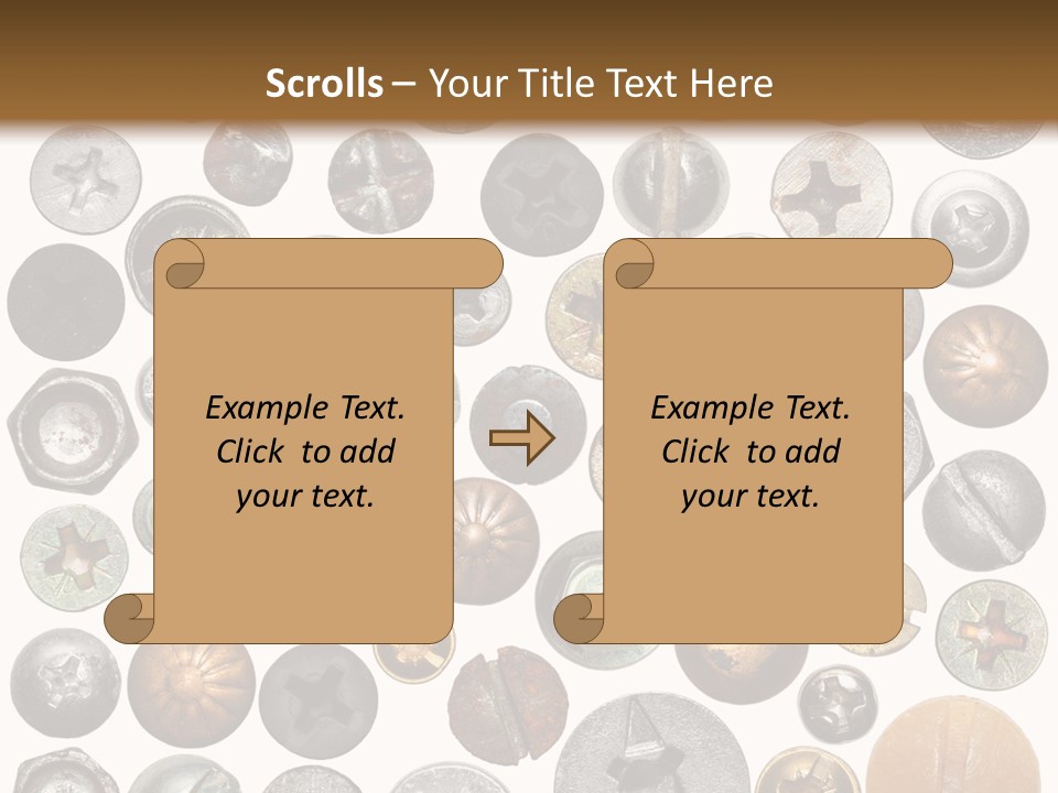 Screw Head PowerPoint Template
