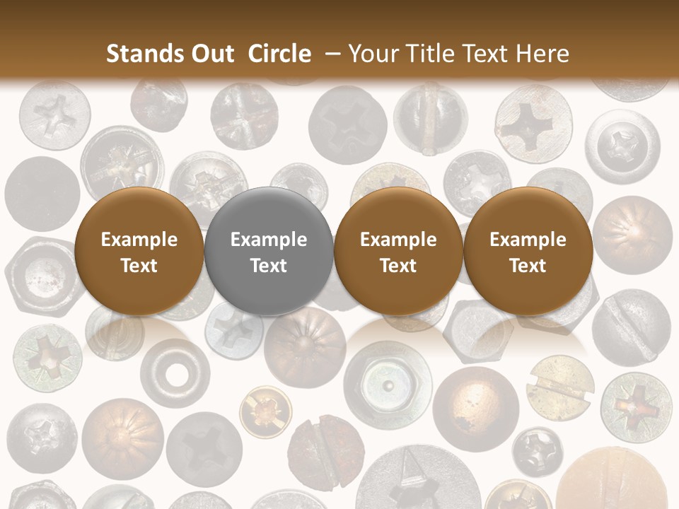 Screw Head PowerPoint Template