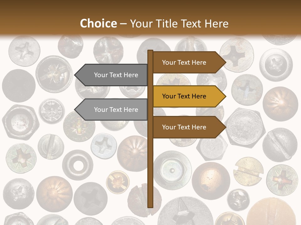 Screw Head PowerPoint Template