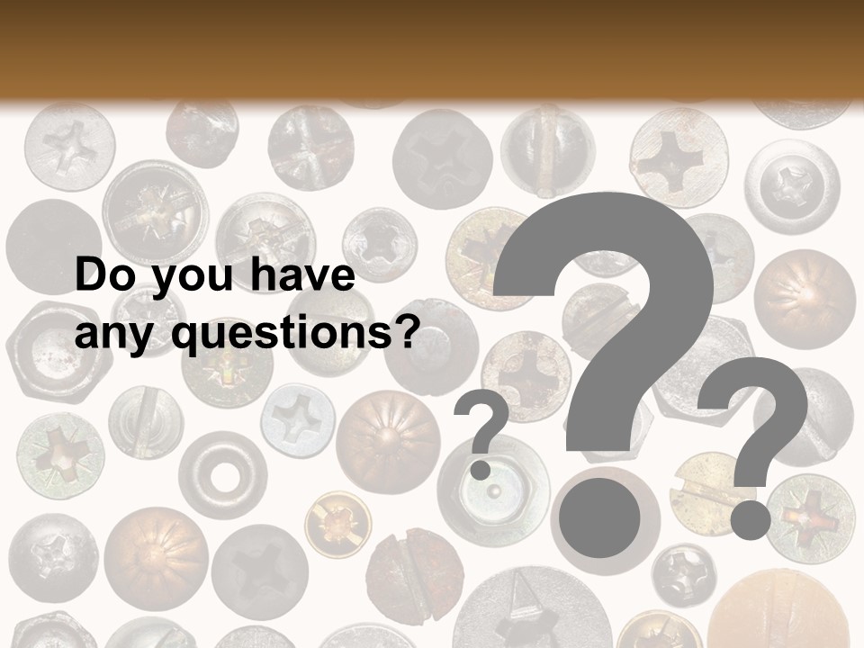 Screw Head PowerPoint Template