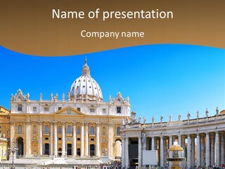Saint Peter's Basilica PowerPoint Template