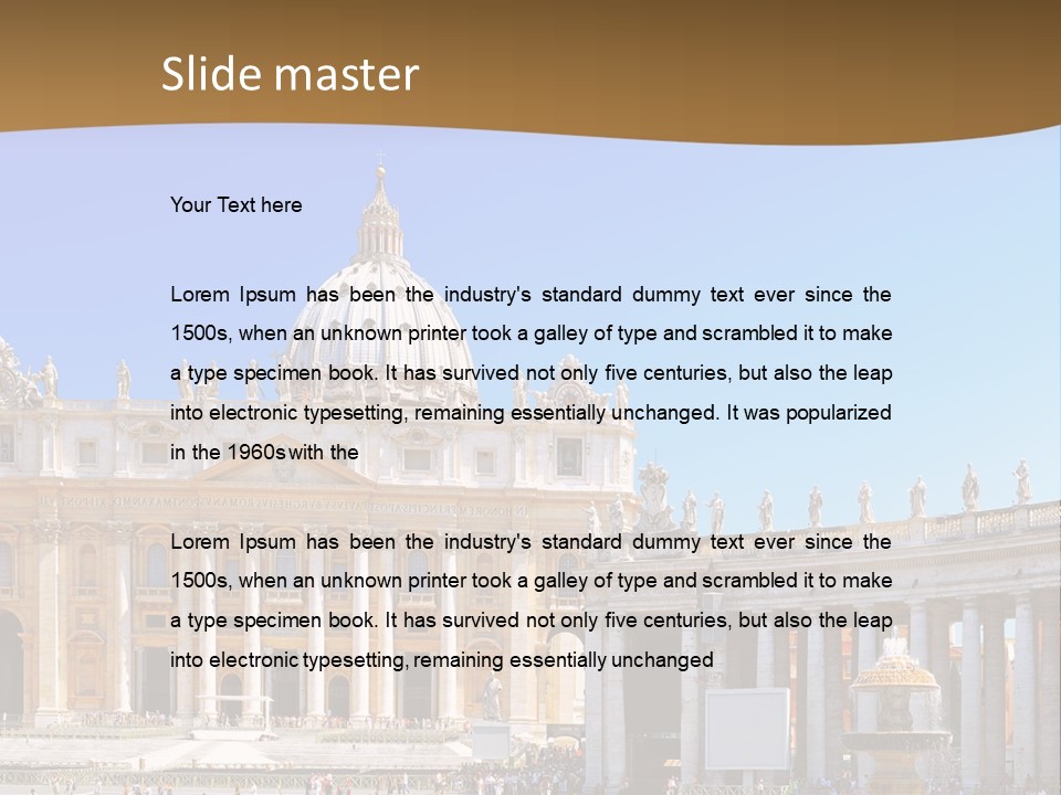 Saint Peter's Basilica PowerPoint Template