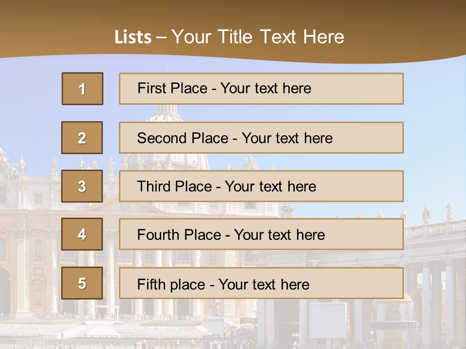 Saint Peter's Basilica PowerPoint Template