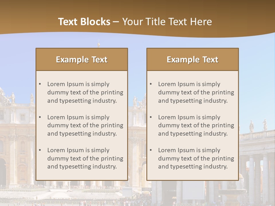 Saint Peter's Basilica PowerPoint Template