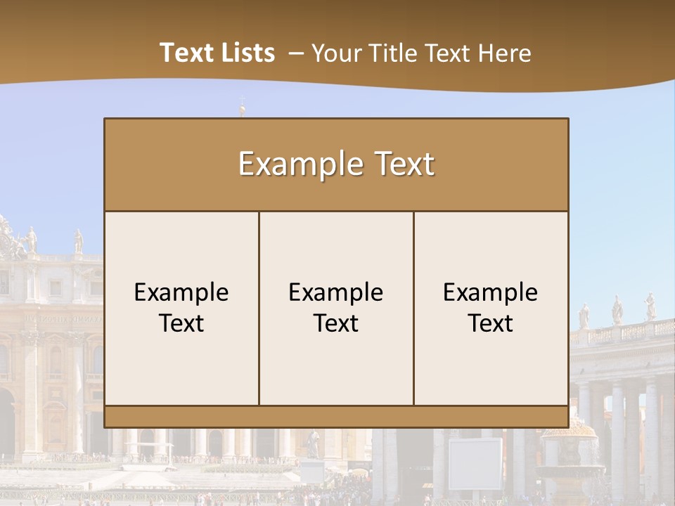 Saint Peter's Basilica PowerPoint Template