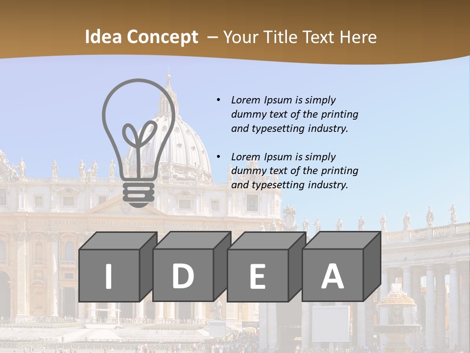 Saint Peter's Basilica PowerPoint Template