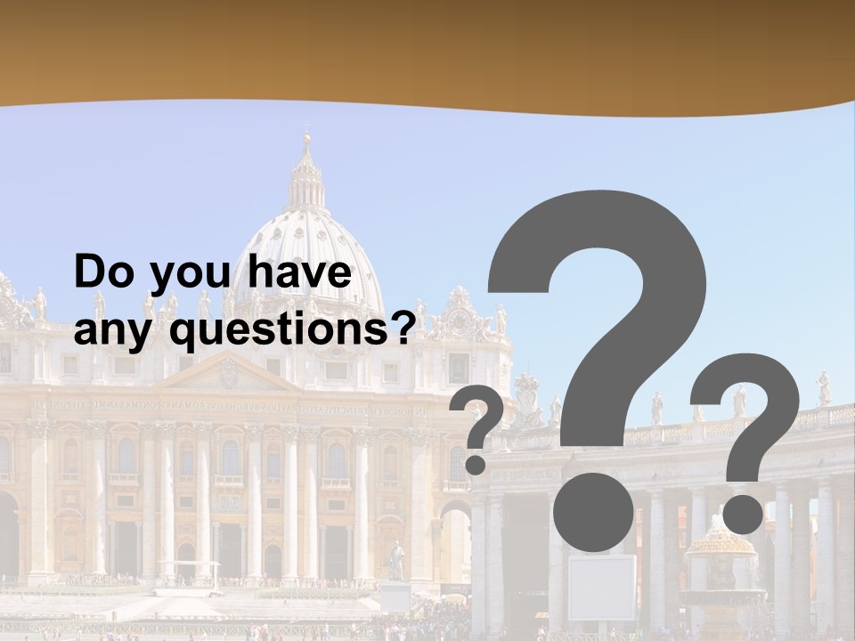 Saint Peter's Basilica PowerPoint Template