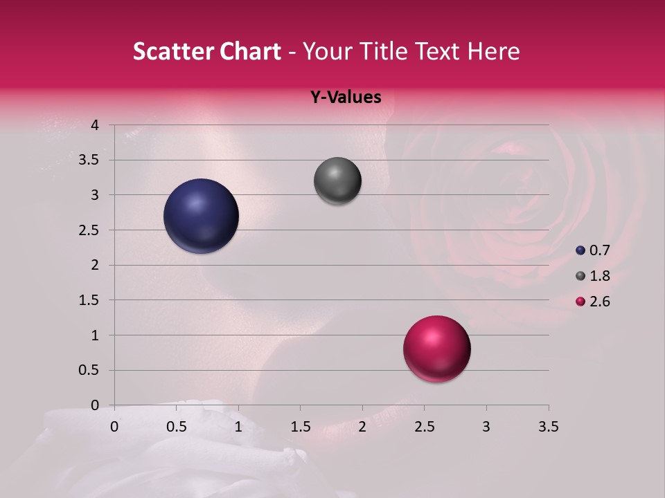 Roses And Woman PowerPoint Template