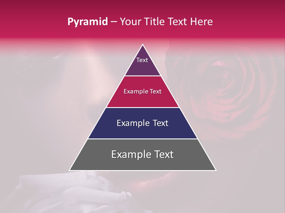 Roses And Woman PowerPoint Template