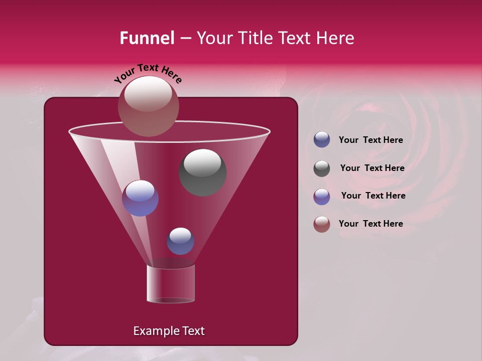 Roses And Woman PowerPoint Template