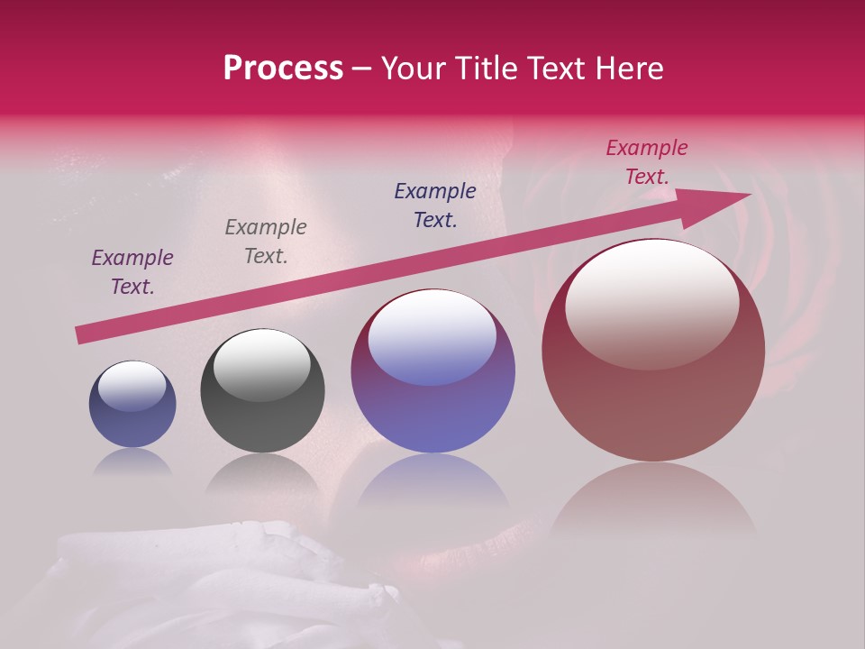 Roses And Woman PowerPoint Template