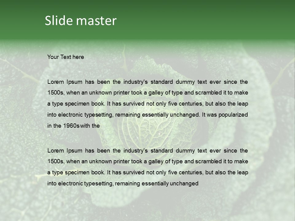 Outdoor Fertilizer Closeup PowerPoint Template