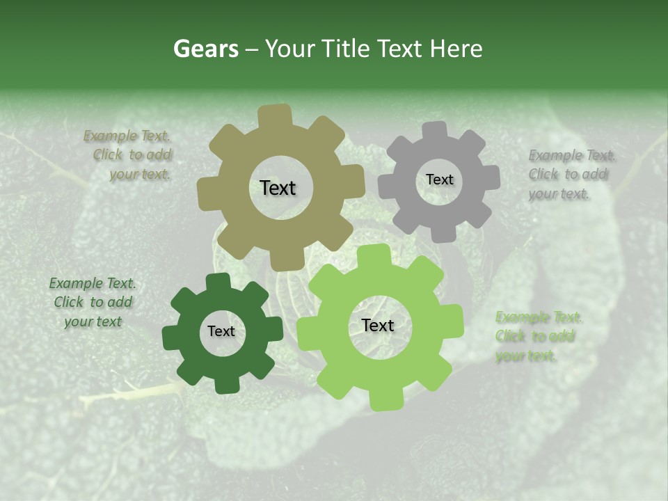 Outdoor Fertilizer Closeup PowerPoint Template