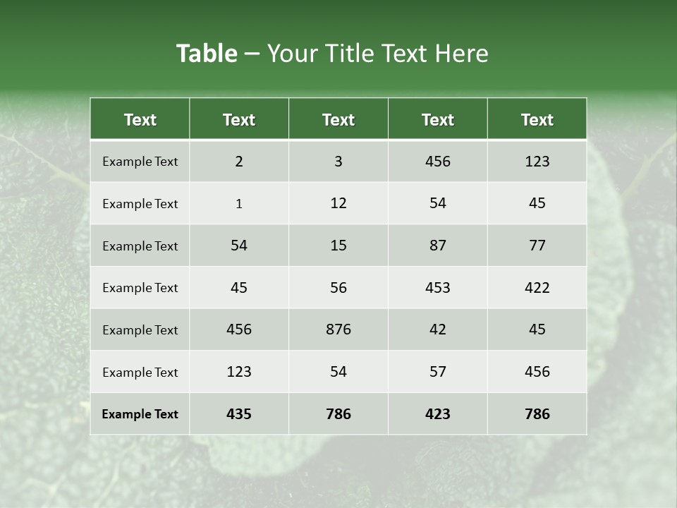 Outdoor Fertilizer Closeup PowerPoint Template