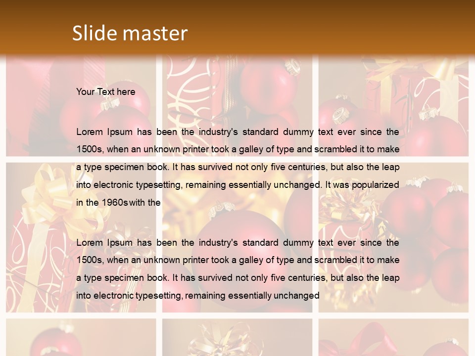 Christmas Collage PowerPoint Template