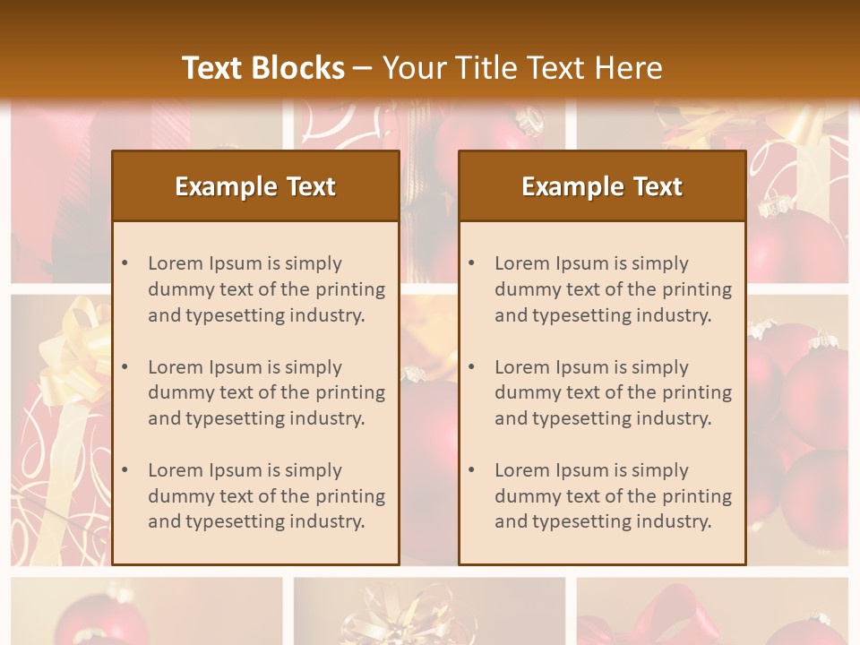 Christmas Collage PowerPoint Template