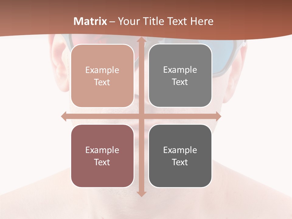 Specs Blue Stereoscopic PowerPoint Template