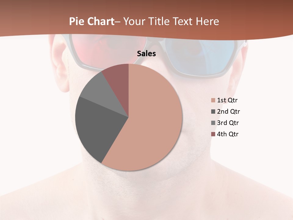 Specs Blue Stereoscopic PowerPoint Template