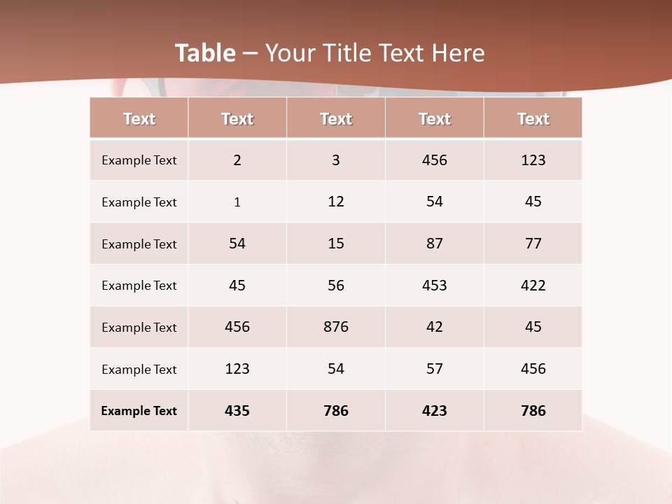 Specs Blue Stereoscopic PowerPoint Template