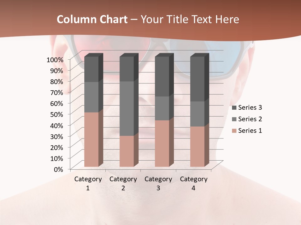 Specs Blue Stereoscopic PowerPoint Template