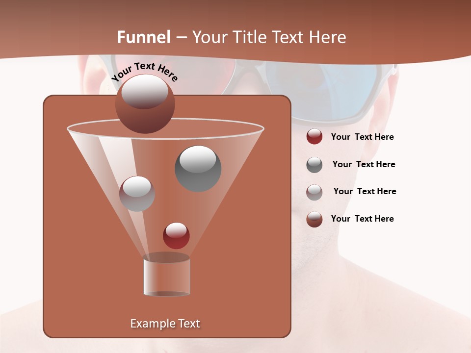 Specs Blue Stereoscopic PowerPoint Template