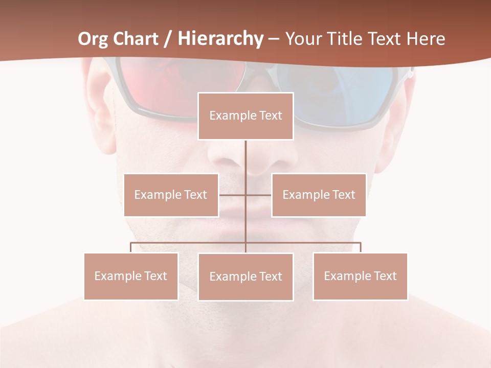 Specs Blue Stereoscopic PowerPoint Template