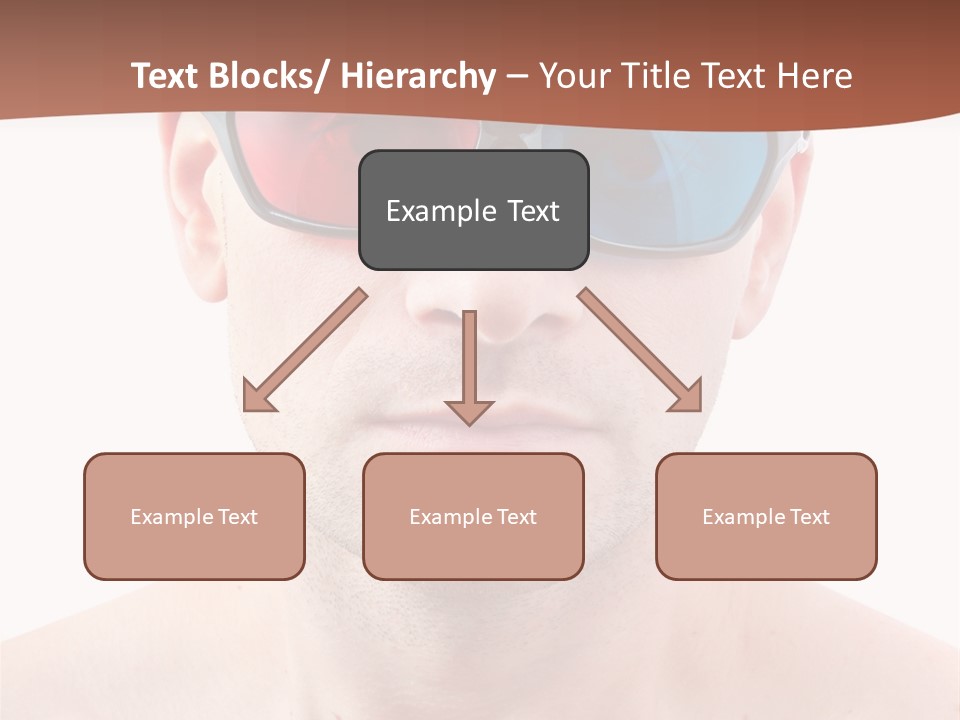 Specs Blue Stereoscopic PowerPoint Template