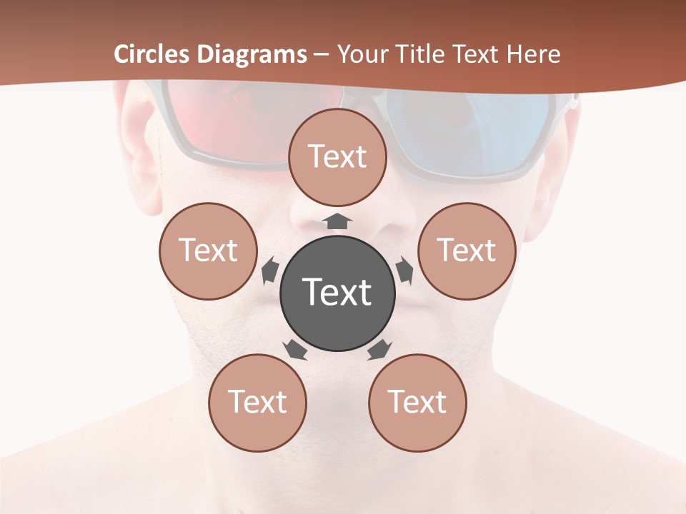 Specs Blue Stereoscopic PowerPoint Template