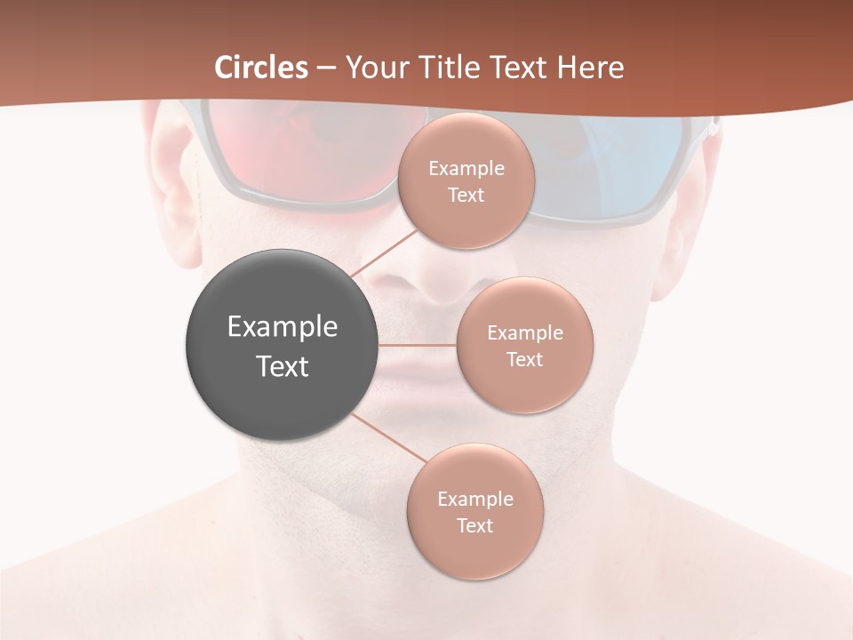 Specs Blue Stereoscopic PowerPoint Template