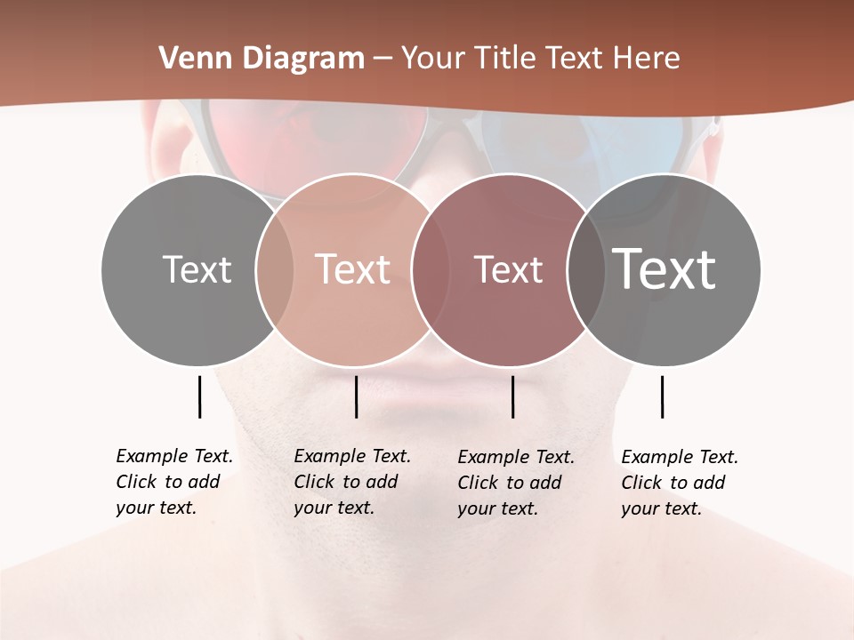 Specs Blue Stereoscopic PowerPoint Template