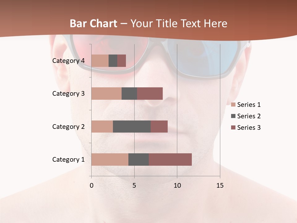 Specs Blue Stereoscopic PowerPoint Template