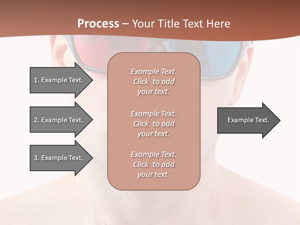 Specs Blue Stereoscopic PowerPoint Template