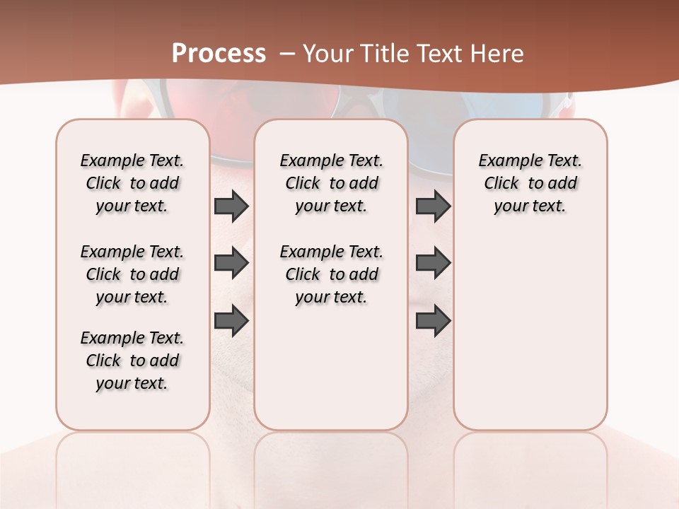 Specs Blue Stereoscopic PowerPoint Template