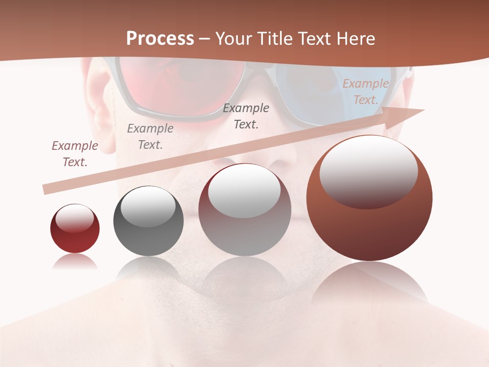 Specs Blue Stereoscopic PowerPoint Template