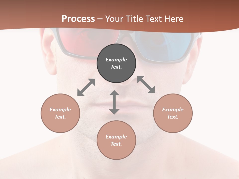 Specs Blue Stereoscopic PowerPoint Template
