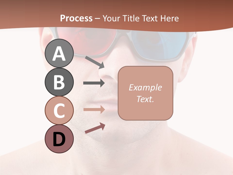 Specs Blue Stereoscopic PowerPoint Template