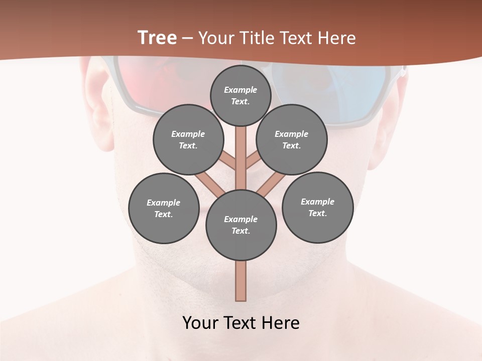 Specs Blue Stereoscopic PowerPoint Template